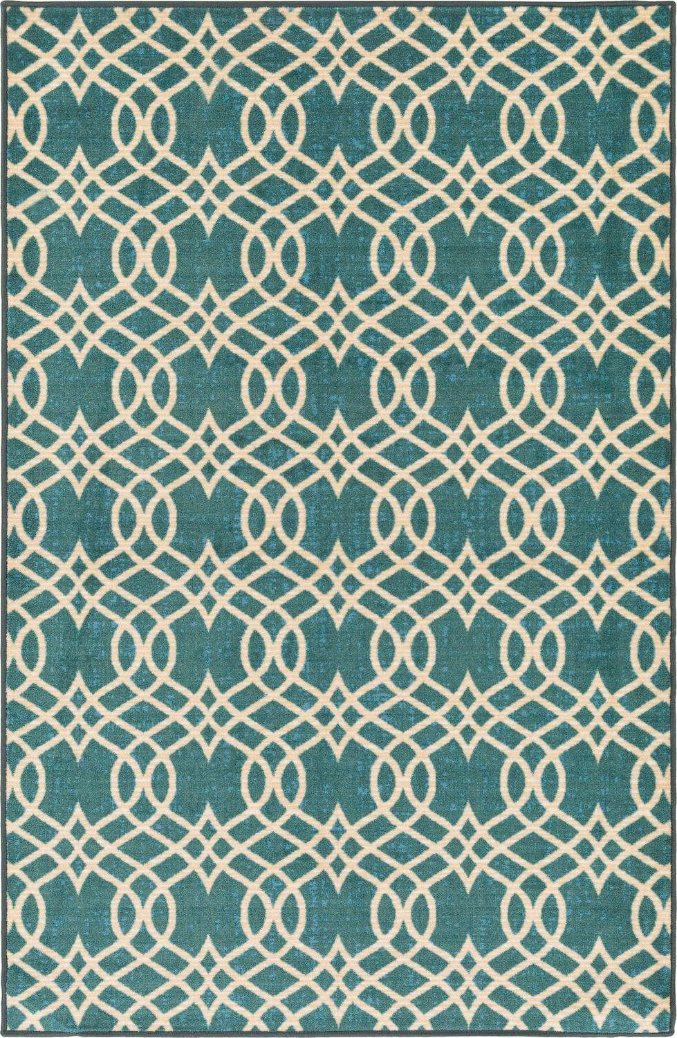 Teal Trellis