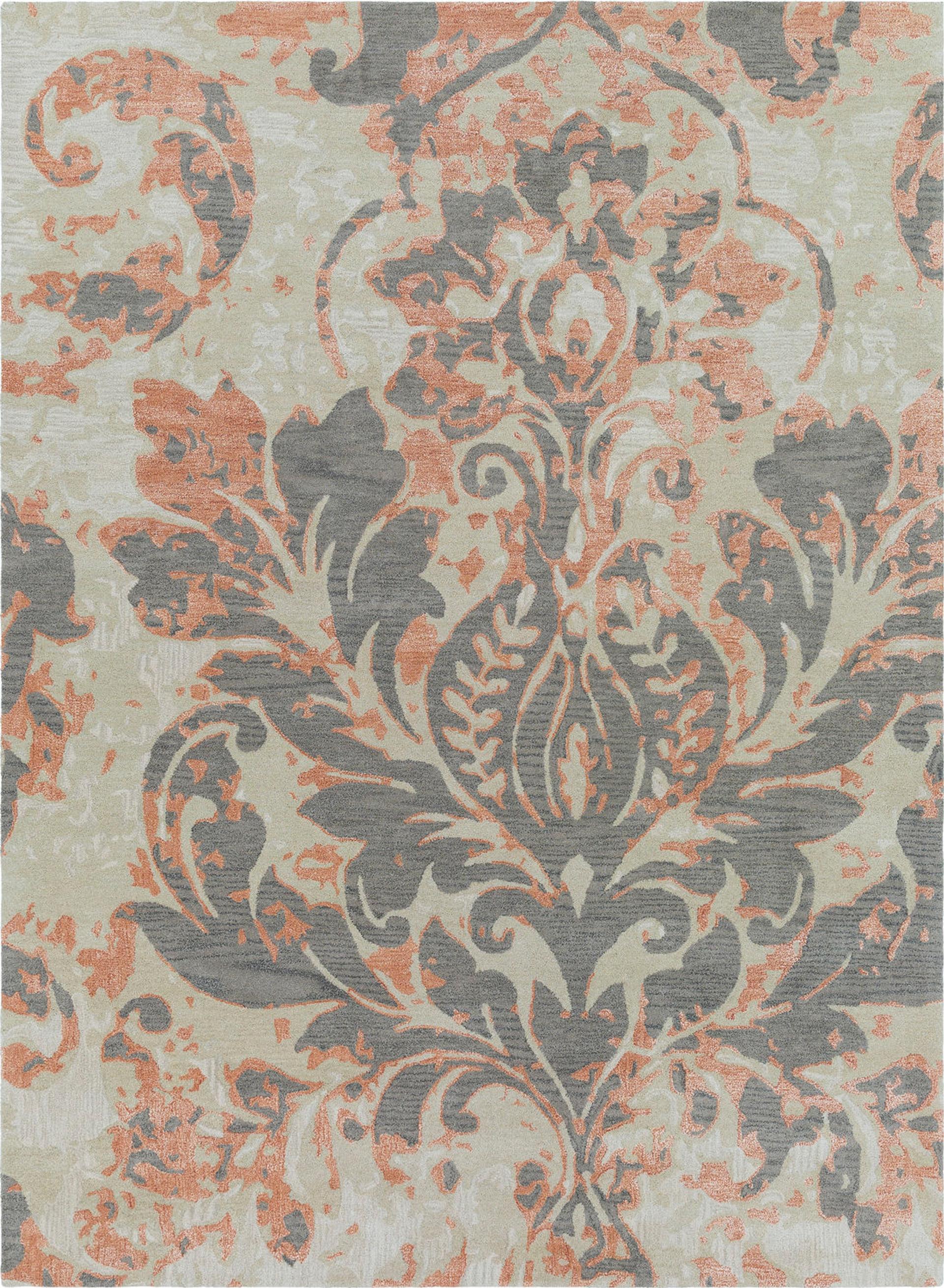 Terracotta Damask