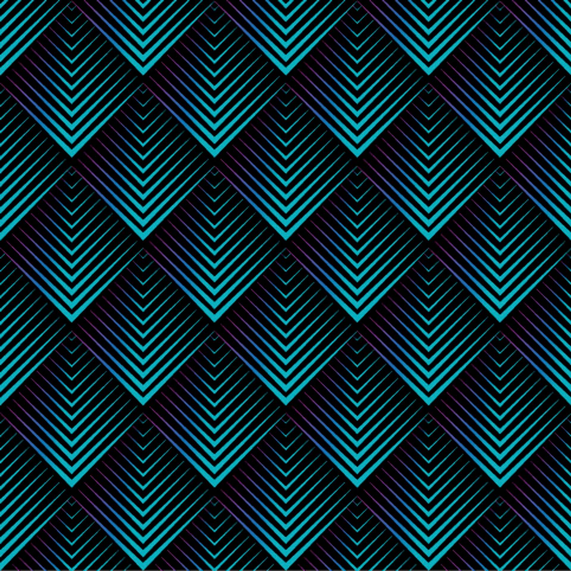 Turquoise Chevron