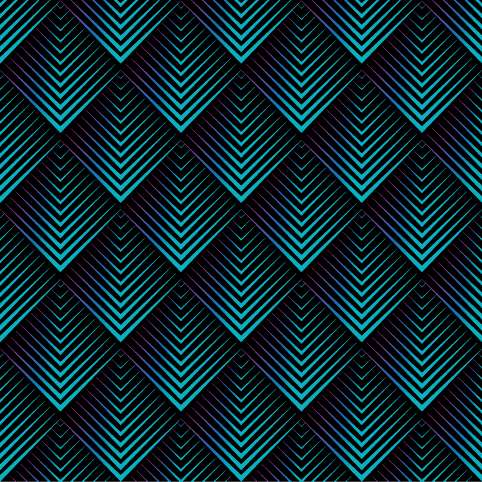 Turquoise Chevron