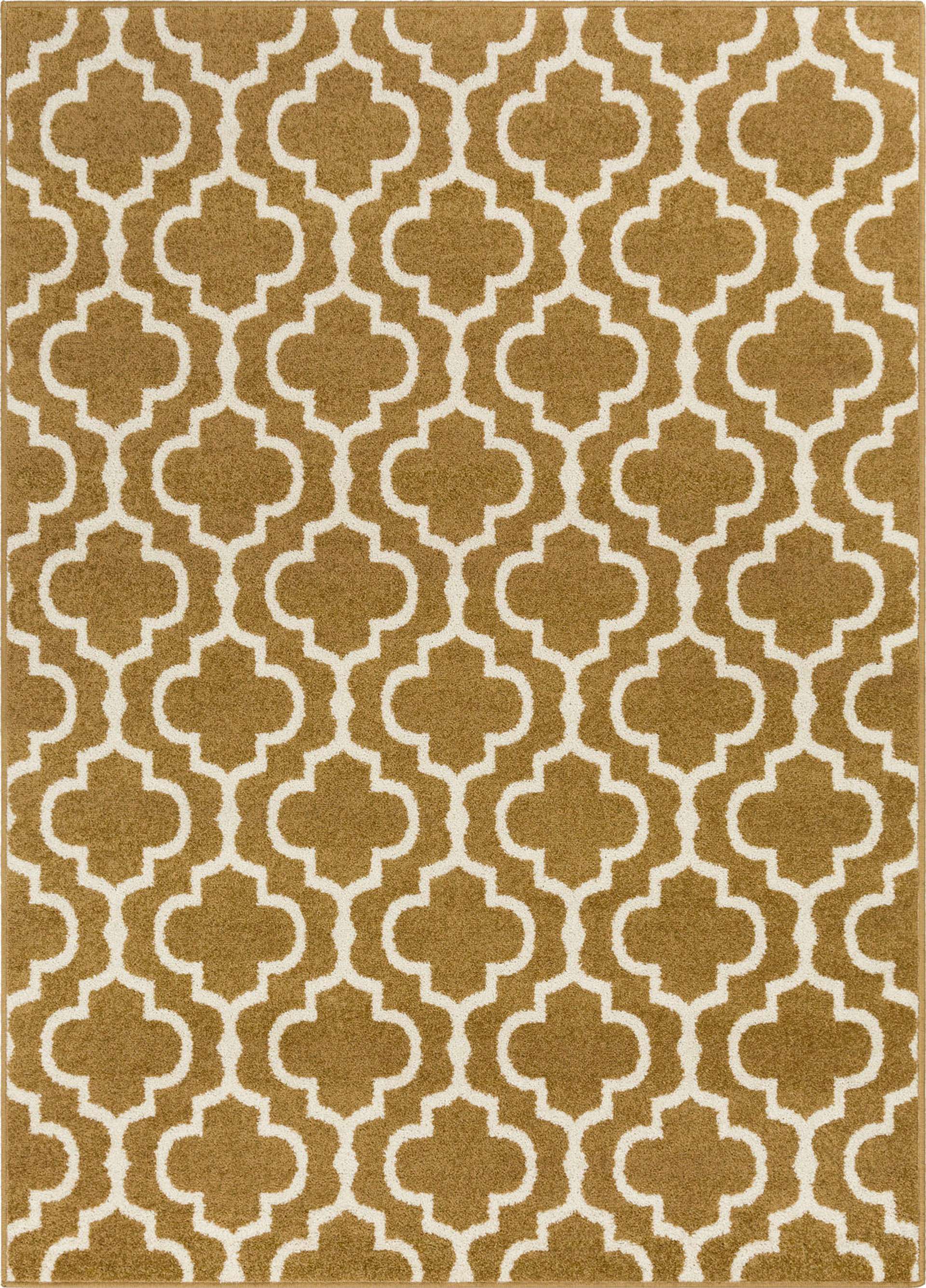 Mustard Quatrefoil