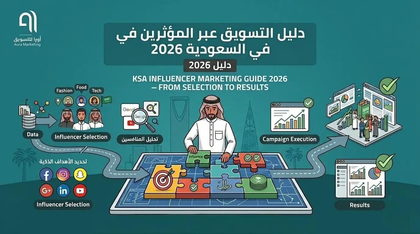 دليل التسويق عبر المؤثرين في السعودية 2026 — من الاختيار للنتائج
