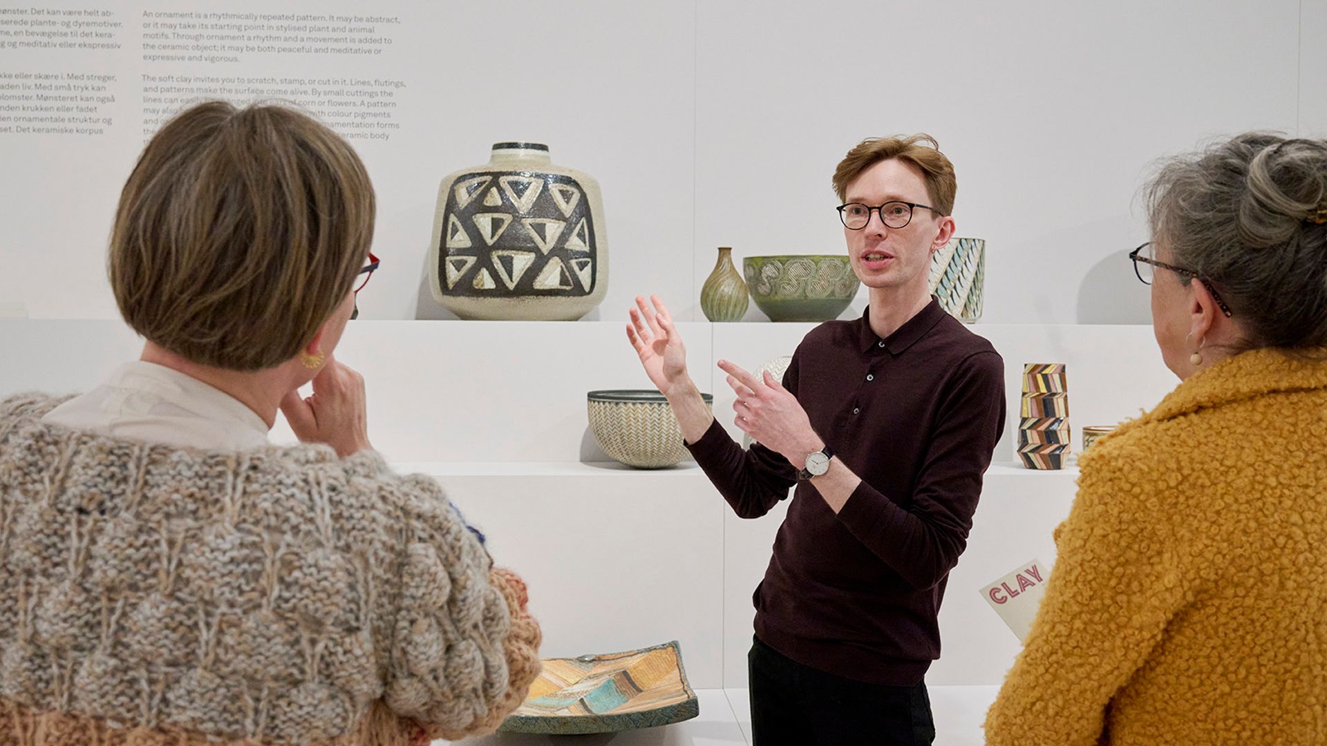 Rundvisning på Clay museum