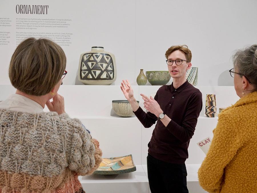 Rundvisning på Clay museum