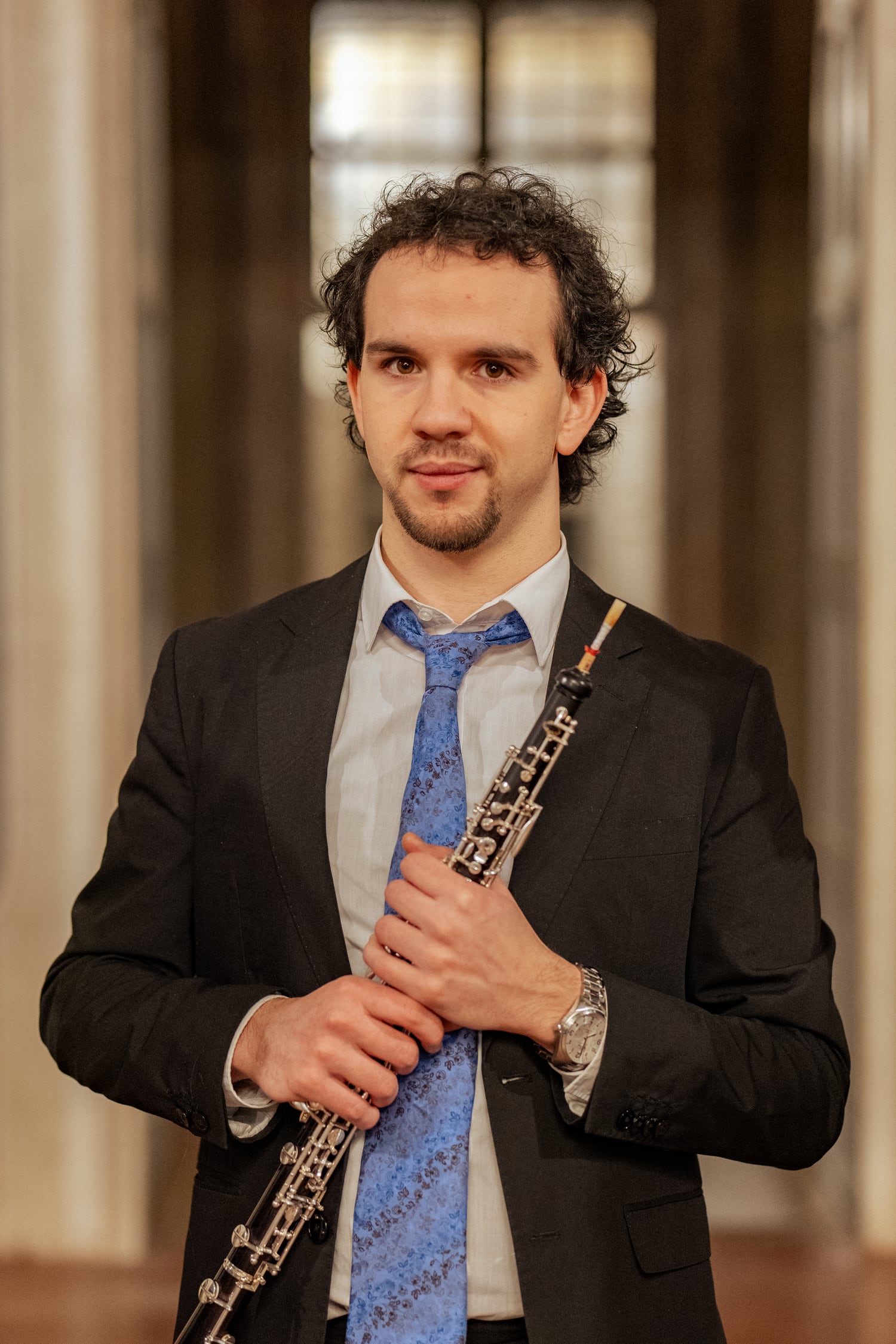 Ritratto di Gabriele Colombo, Oboe · Corno inglese · Voce narrante