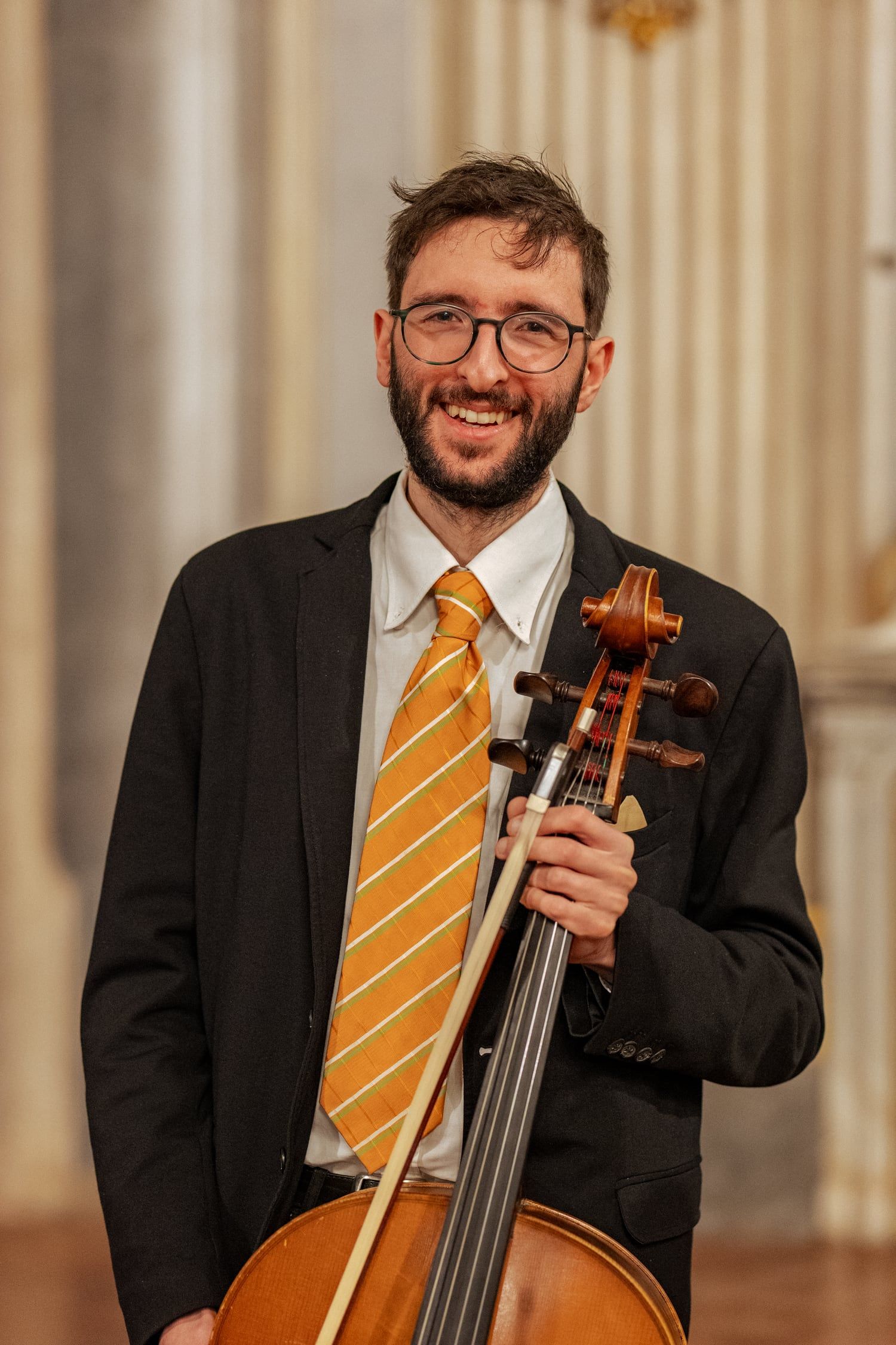 Ritratto di Mitja Liboni, Violoncello