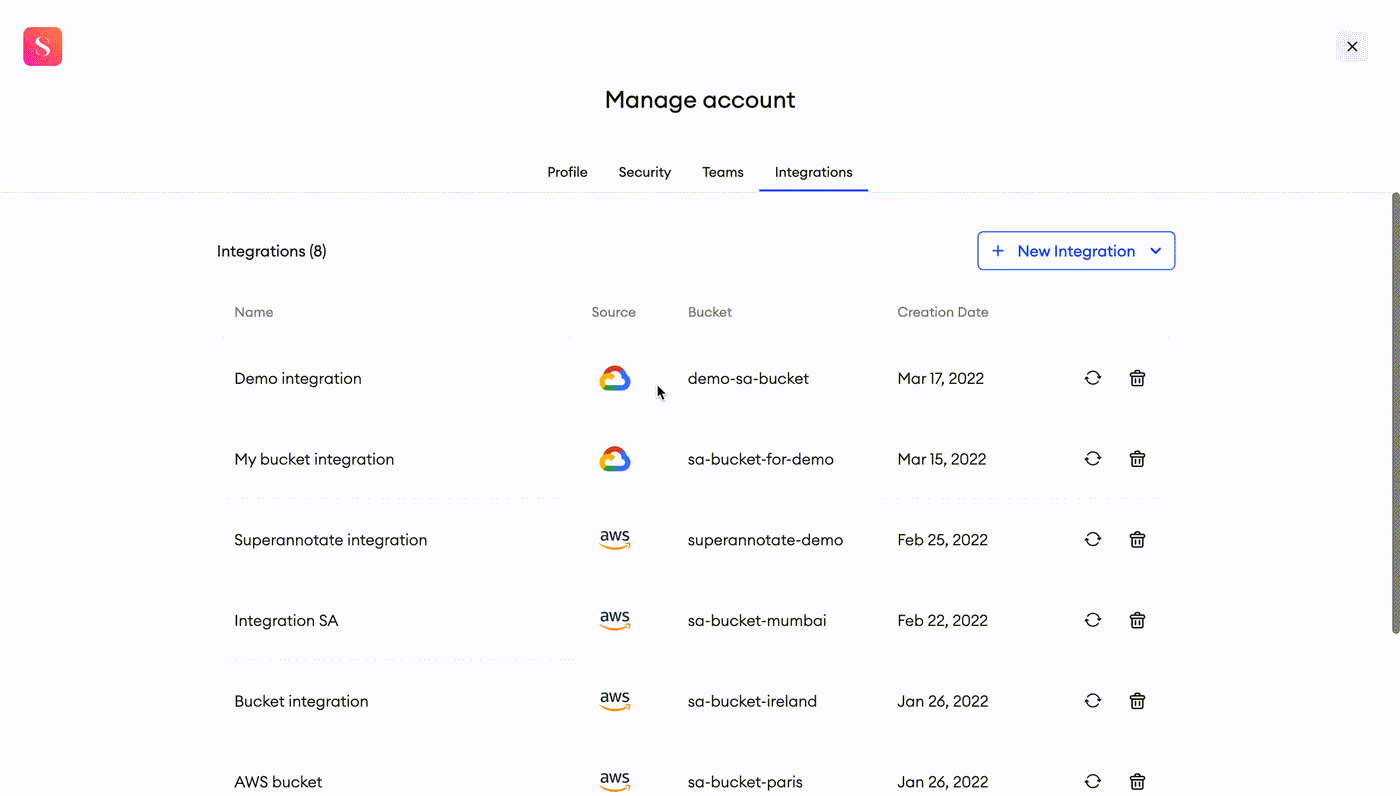 GCP integration