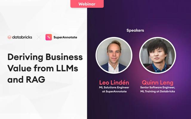 deriving business value from llms and rag