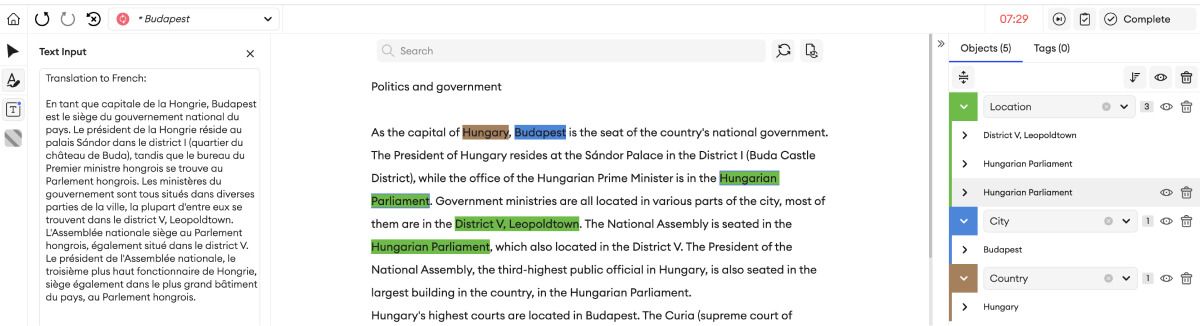text annotation