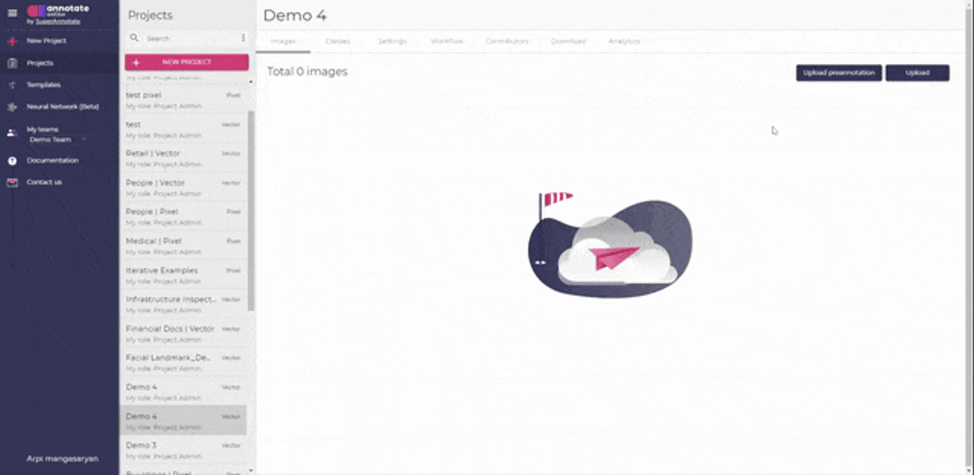 Video Upload and image panel updates on SuperAnnotate  1