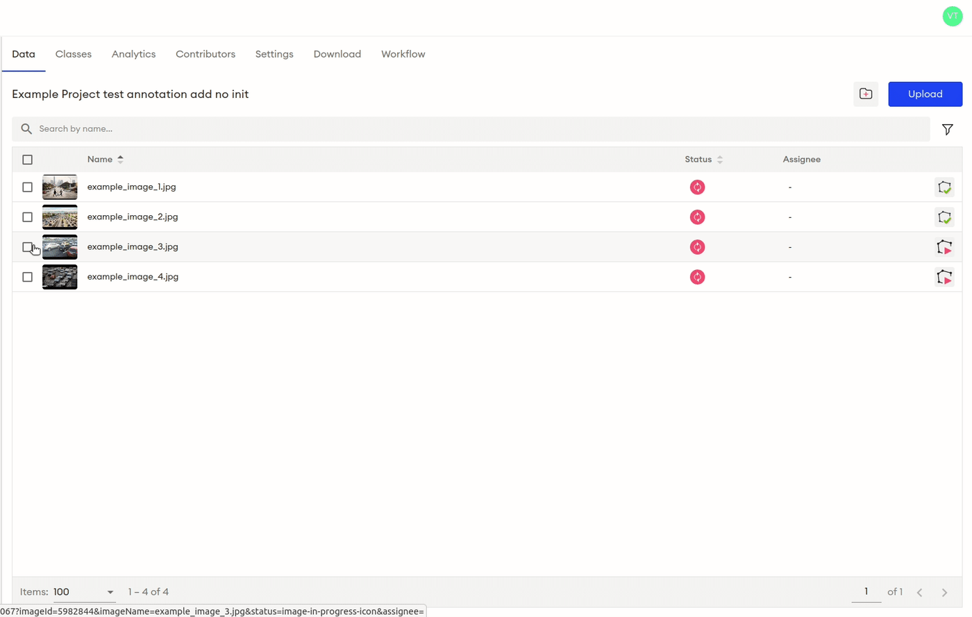 testing newly trained network