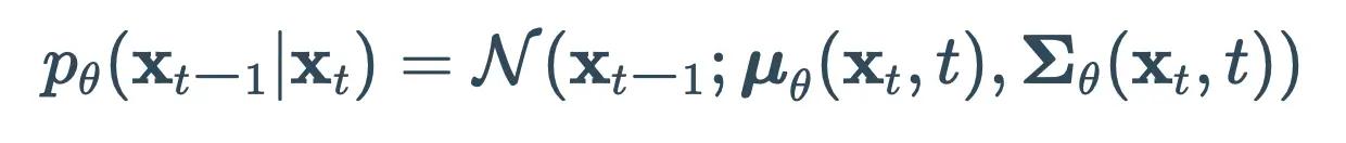 modeling the reverse process with a neural network