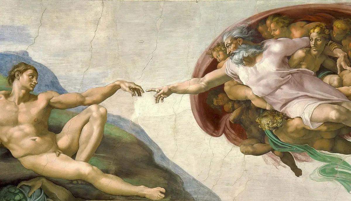 michelangelo creation of adam