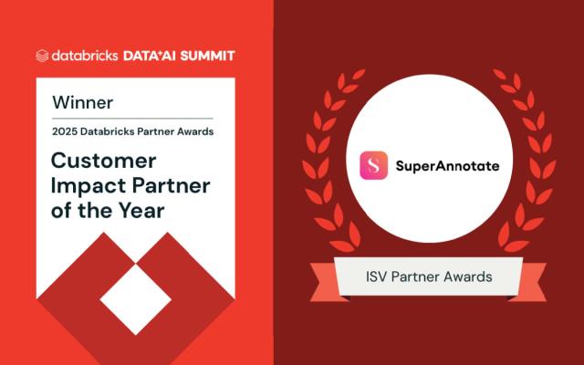superannotate awarded databricks customer impact partner of the year