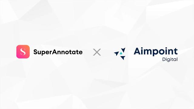 superannotate aimpoint digital partnership
