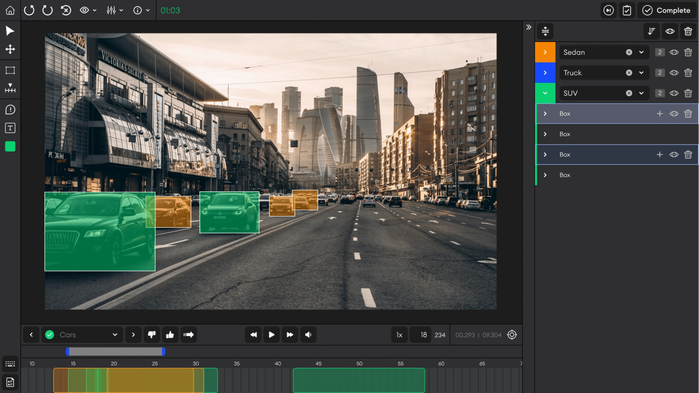 frame by frame navigation in video editor