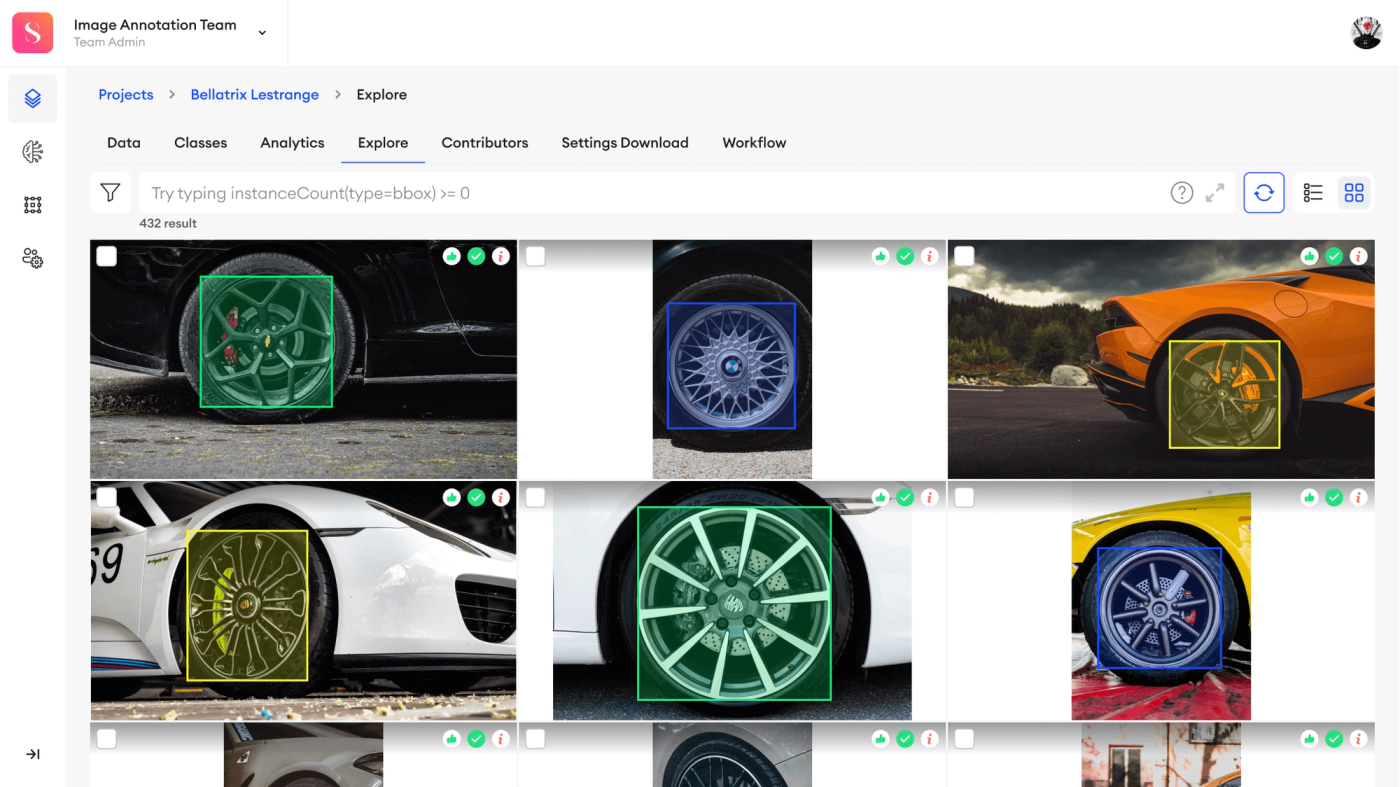 explore tab’s new layout