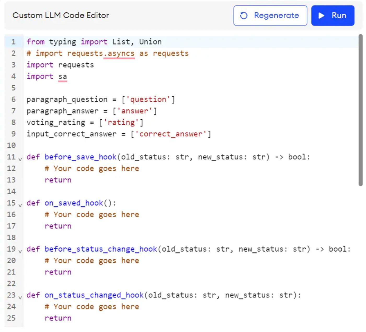 llm code editor