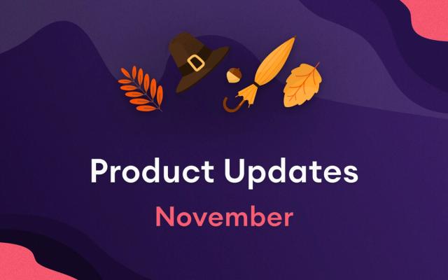 product updates november 2022