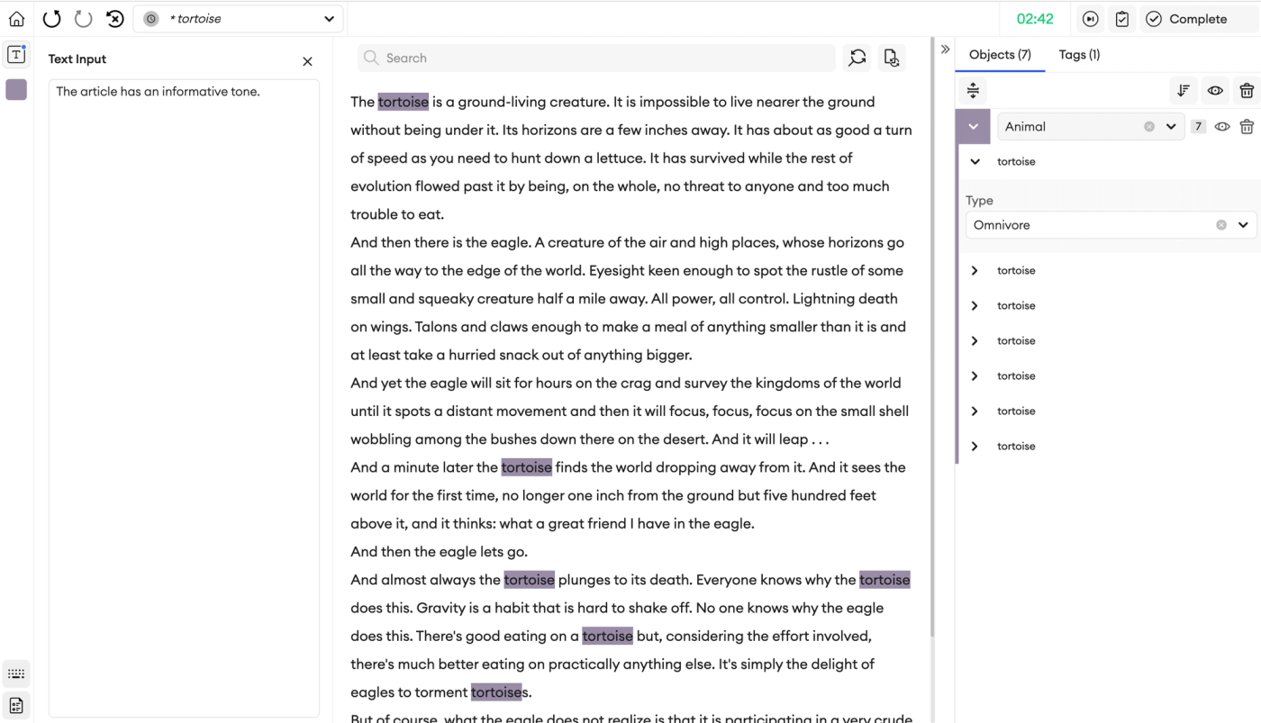text editor redesign