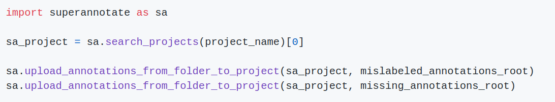SDK Code Block