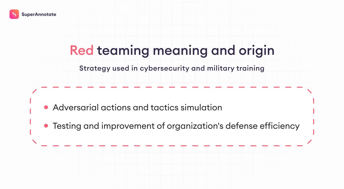 red teaming meaning and origin