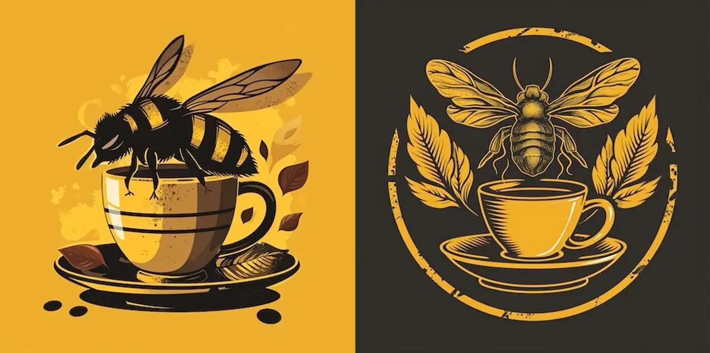 midjourney coffee logo