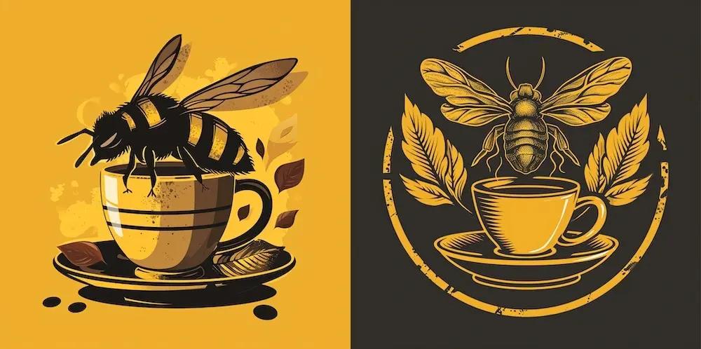 midjourney coffee logo