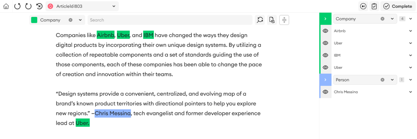 named entity recognition