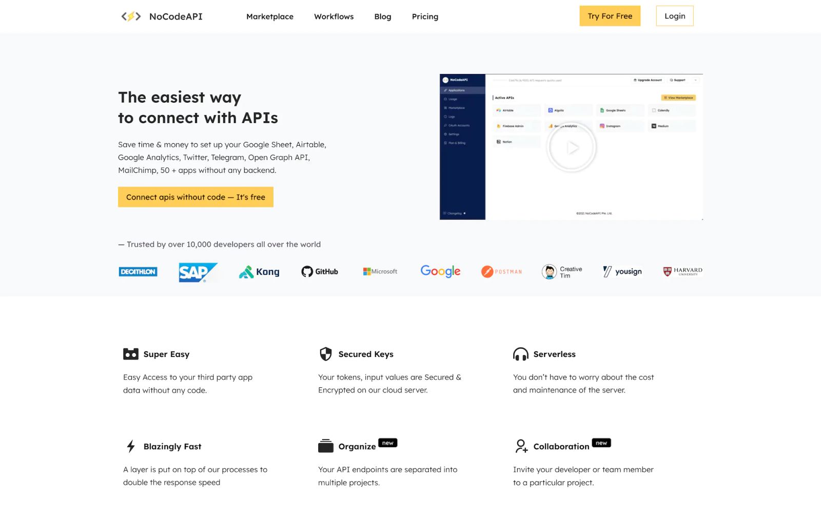 NoCodeAPI