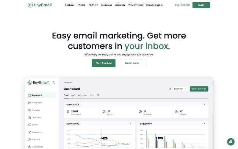 tinyEmail