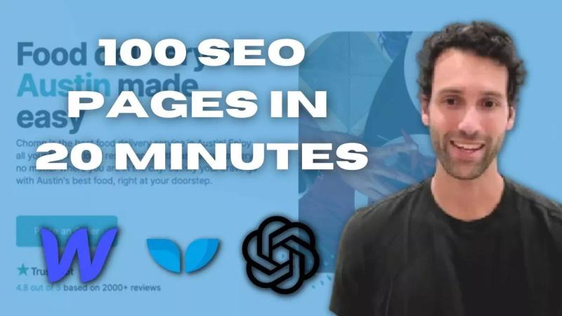100 SEO pages in 20 minutes with OpenAl +Webflow + Whalesync