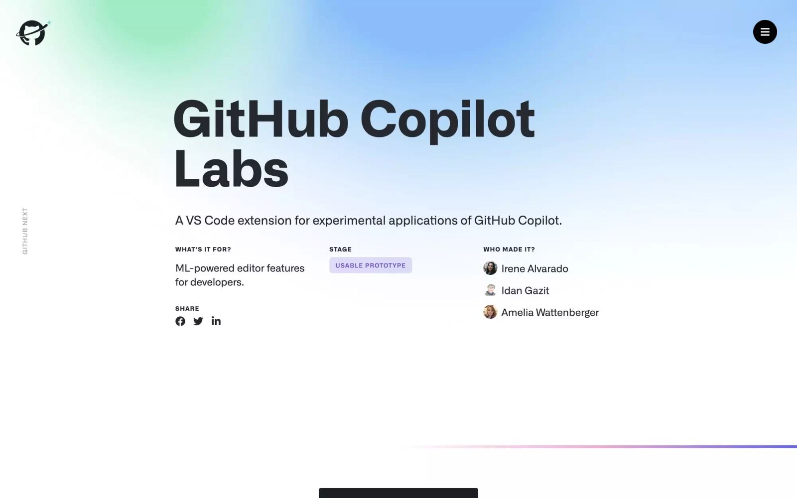 GitHub Copilot Labs
