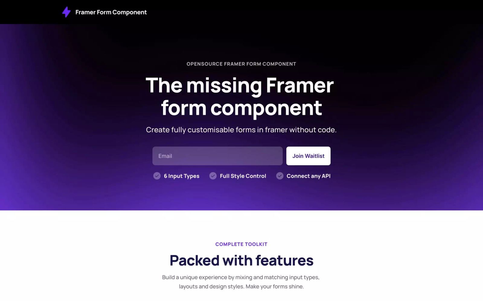 Framer Form Component