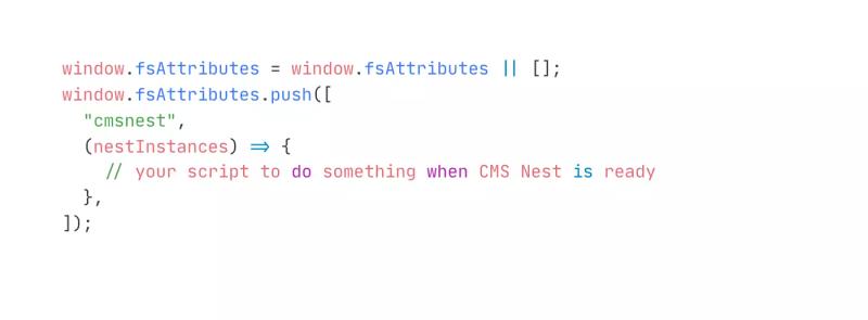 Finsweet Attributes Ready JS Method