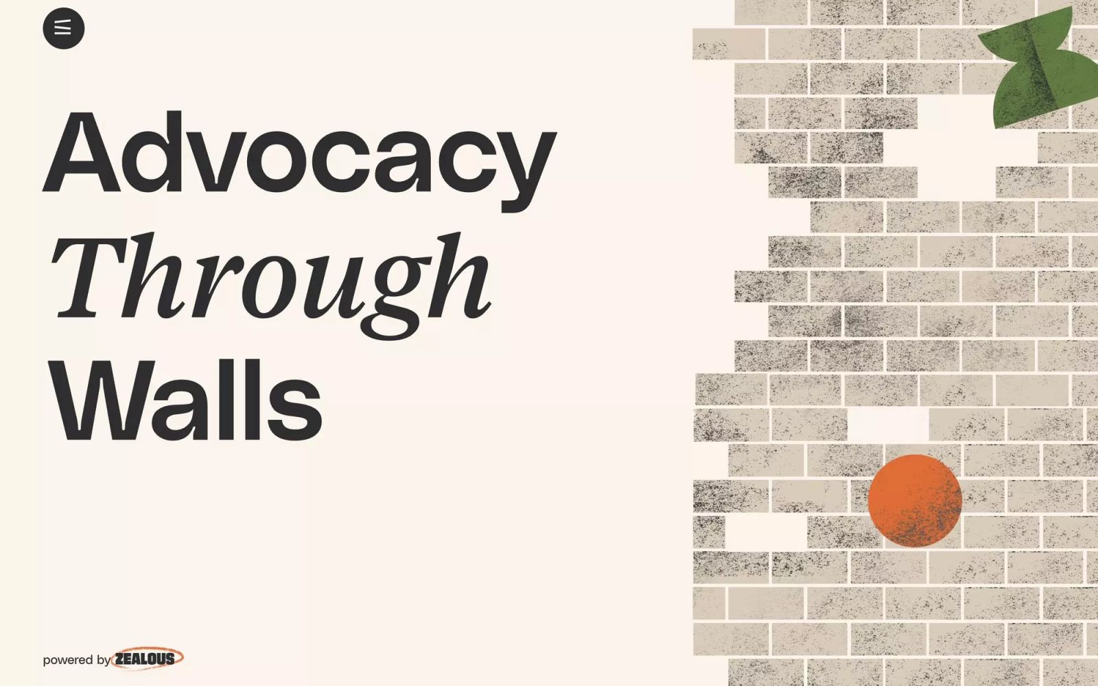 Advocacy Through Walls