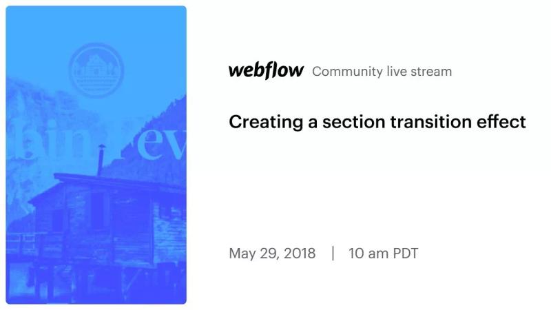 Creating a Section Transition Effect