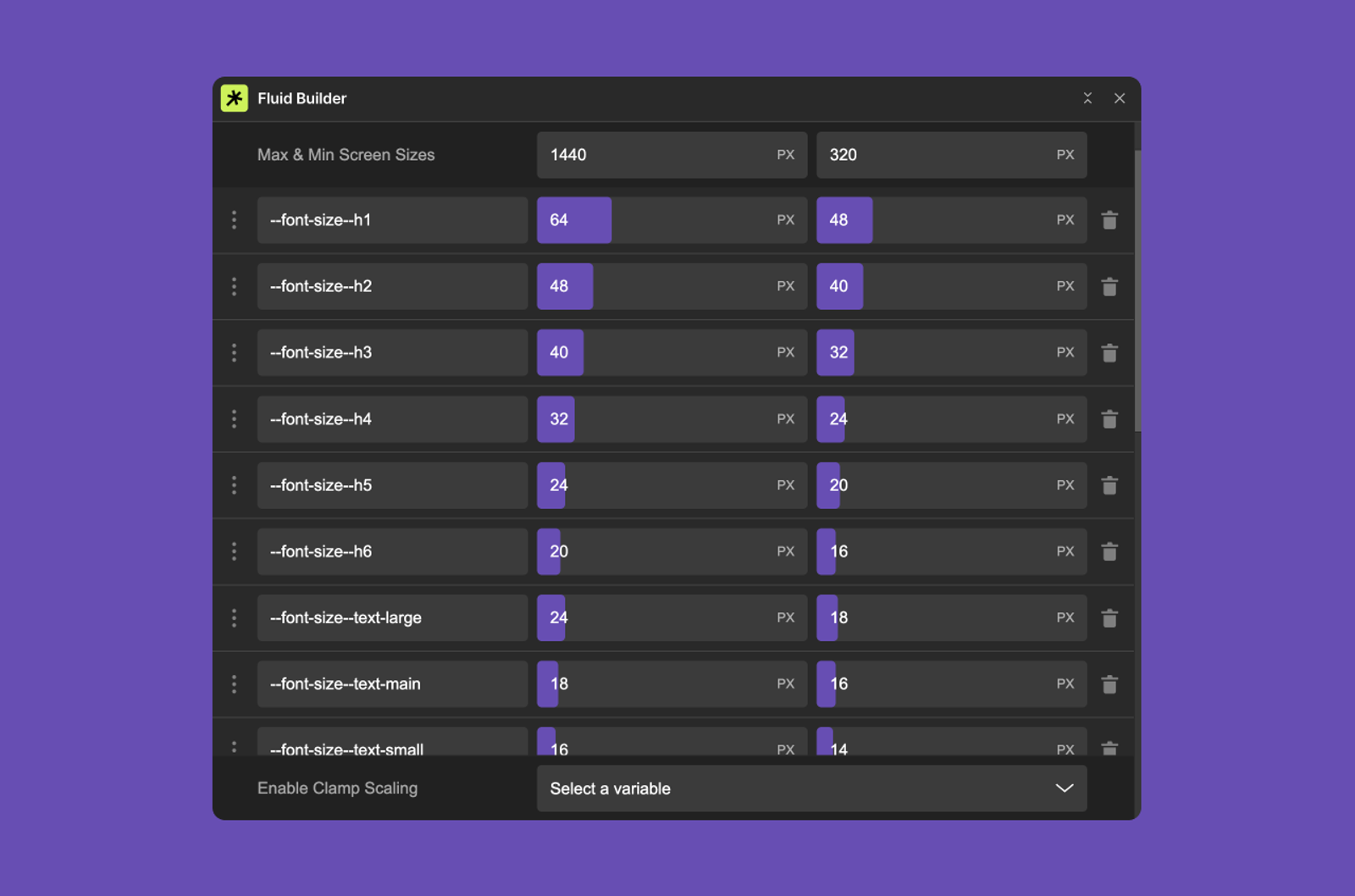 Fluid Builder Webflow App