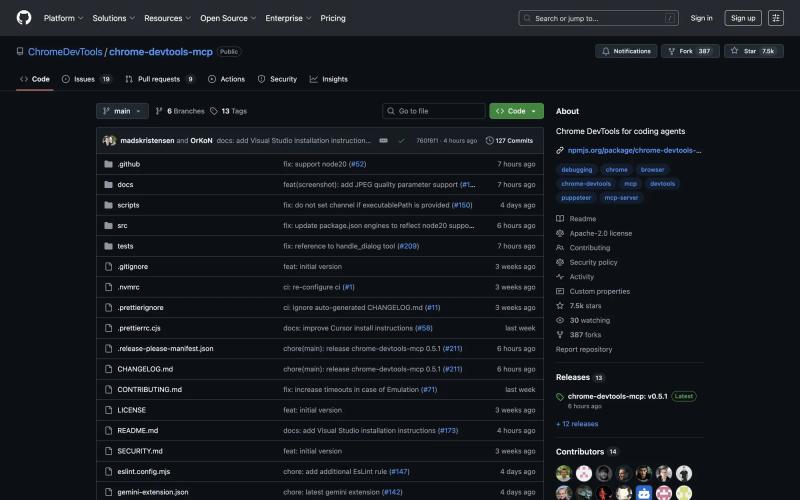 Chrome Dev Tools MCP