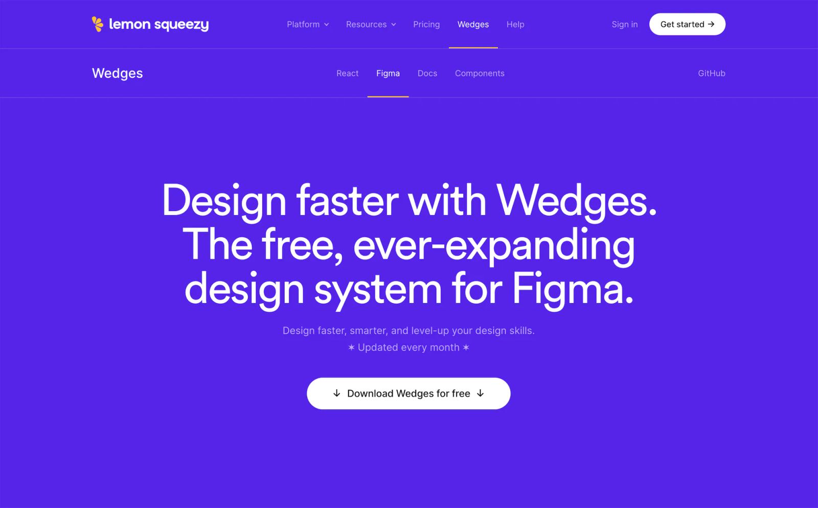 Wedges — Design System for Figma
