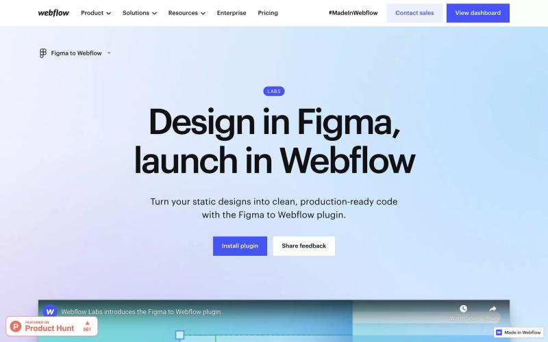 Figma to Webflow Plugin