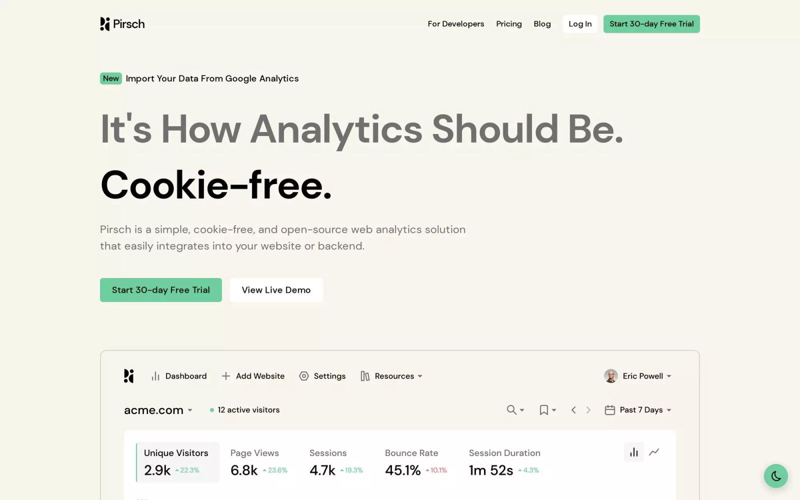 Pirsch Analytics
