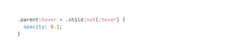 Effect All Siblings on Hover With CSS
