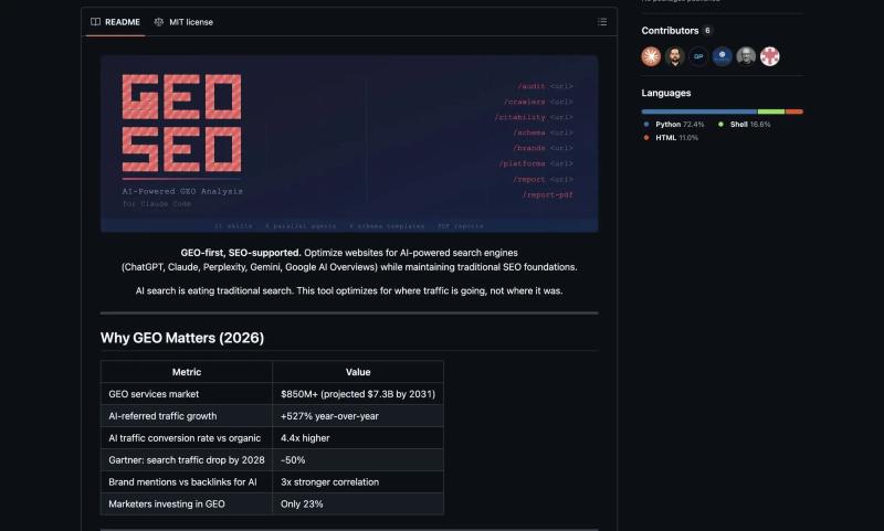 GEO-first SEO skill for Claude Code