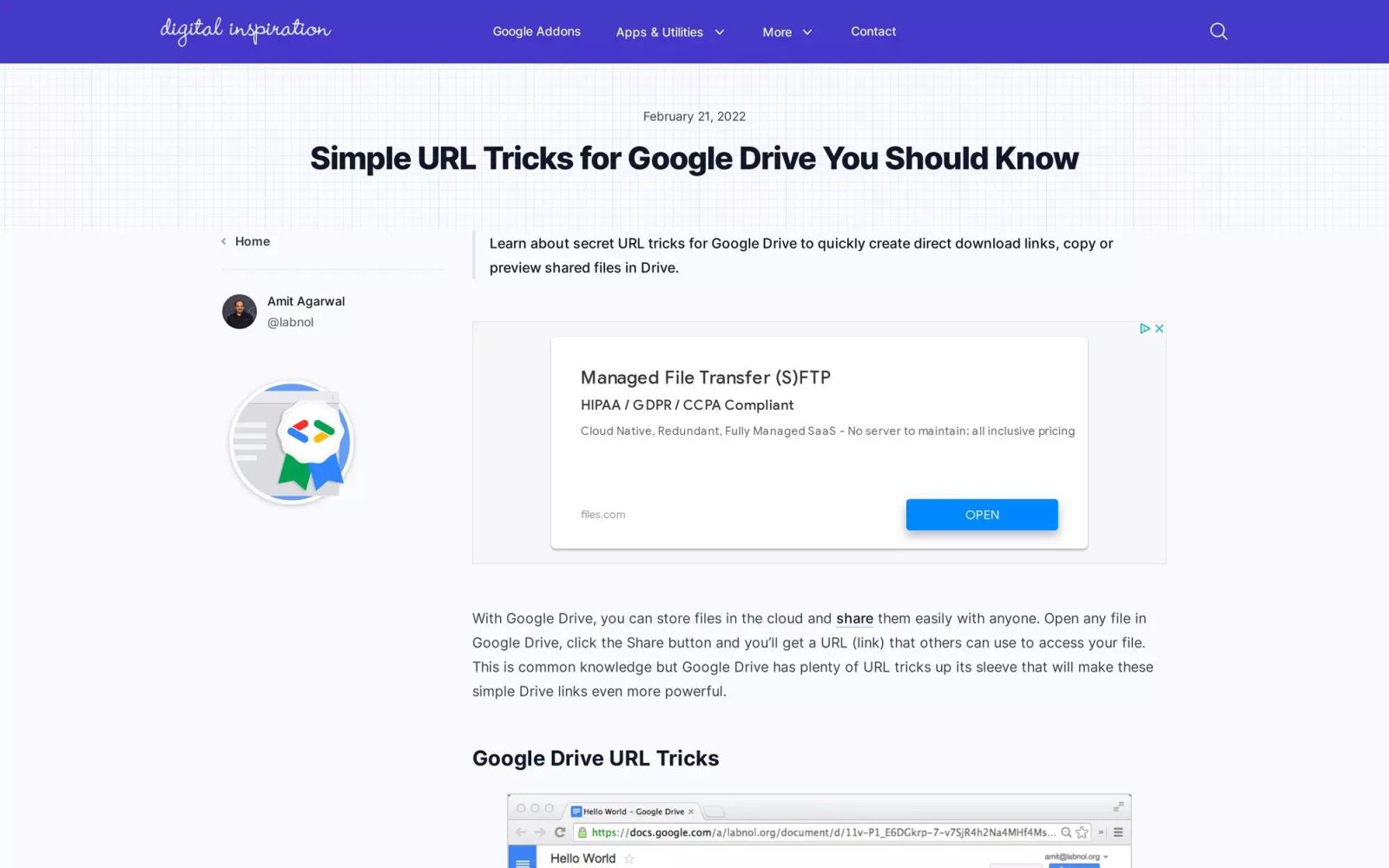 Google Drive Direct Links for CMS Import