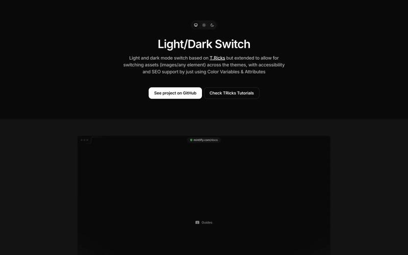 Light/Dark Switch Library