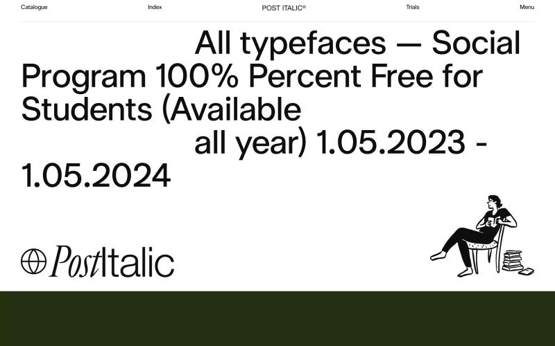Post Italic Type Foundry