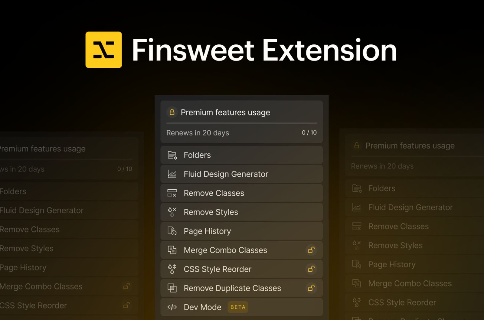 Finsweet Extension Webflow App
