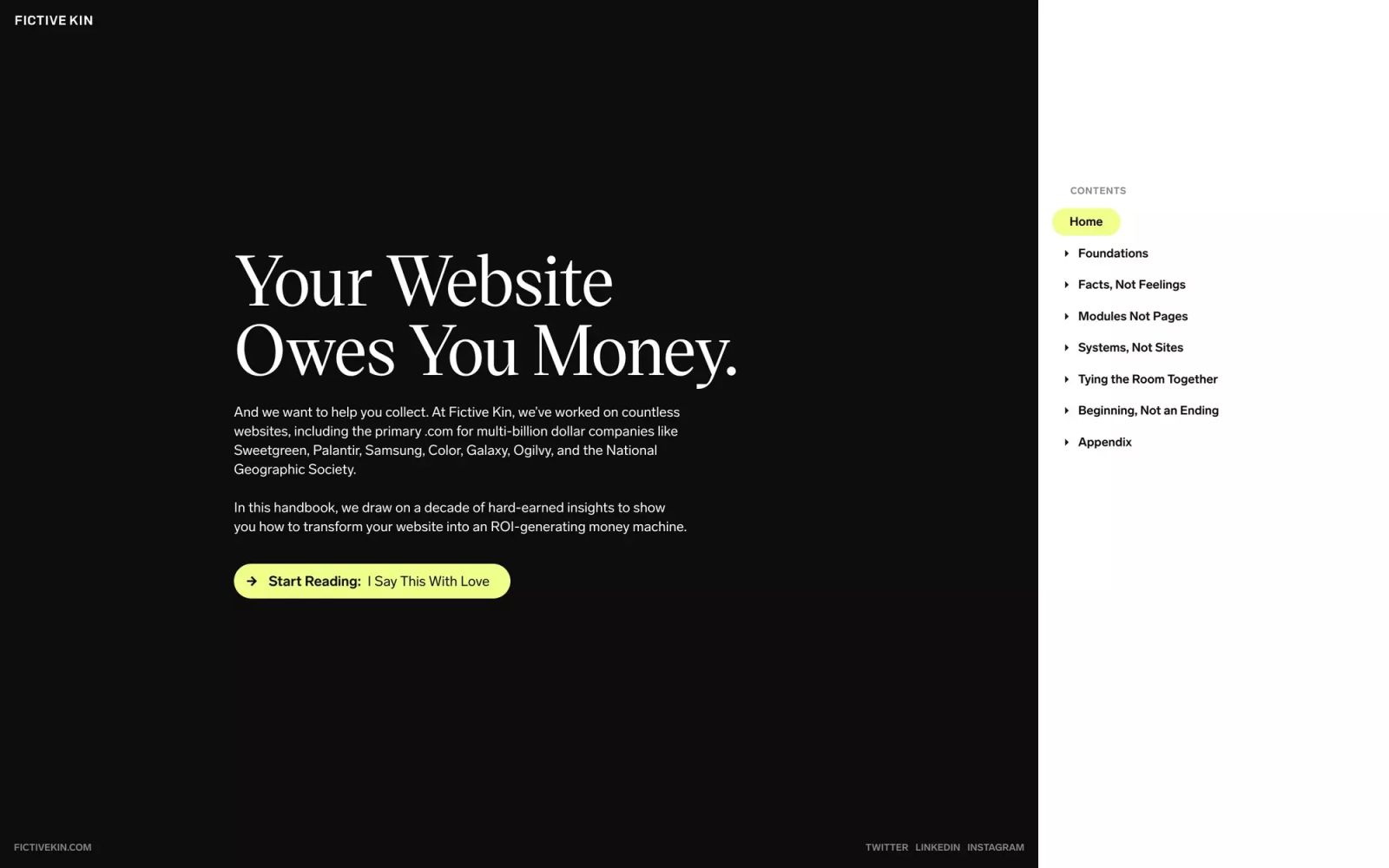 Your Website Owes You Money
