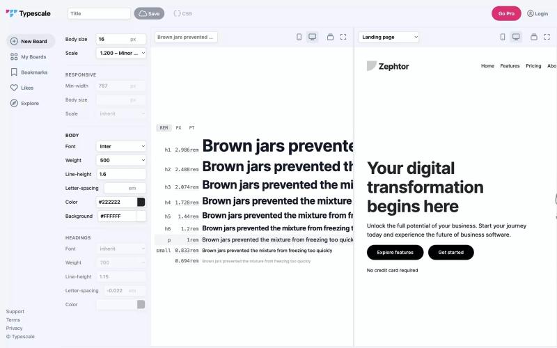 Typescale